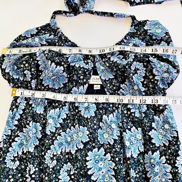 J. Crew Collection Halter Cutout Dress In Ratti Pacific Paisley - Picture 8 of 15